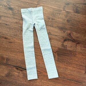 Gray Kids Fleece-Lined Leggings - Size 7-10